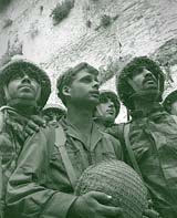 Soldiers at the Western Wall