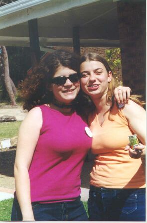 Mia and Flick. This is one of my fave pics from camp.