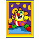 chia clown poster
