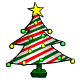 Striped Holiday Tree