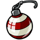 Striped Holiday Ornament