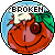 broken