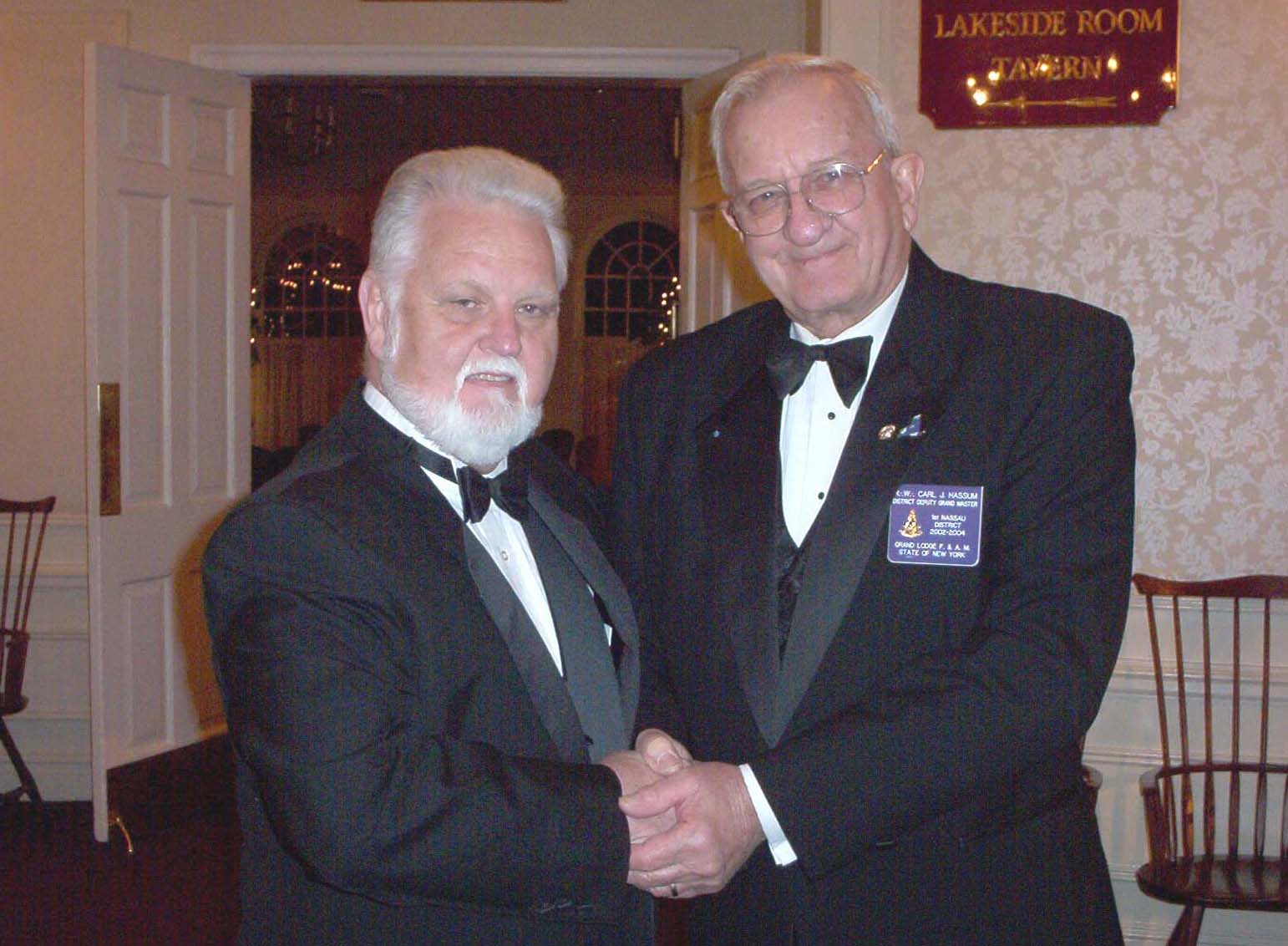 W<b>∴</b> Ray Bender and R<b>∴</b>W<b>∴</b> Carl Hassum