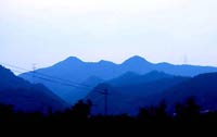mountain scene, Gifu, Japan