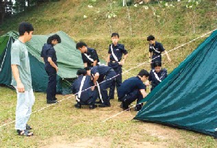 Putting Tents Up