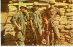 ( LtoR) SSG. Barney Tharp, PFC. Dana Hartley, PFC. Charles Bolton