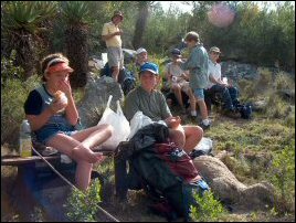 Lunch on the trail