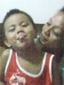 My little brother & mama