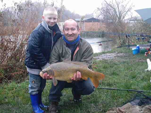Kevin first Carp and current pb 14 pounds Earith