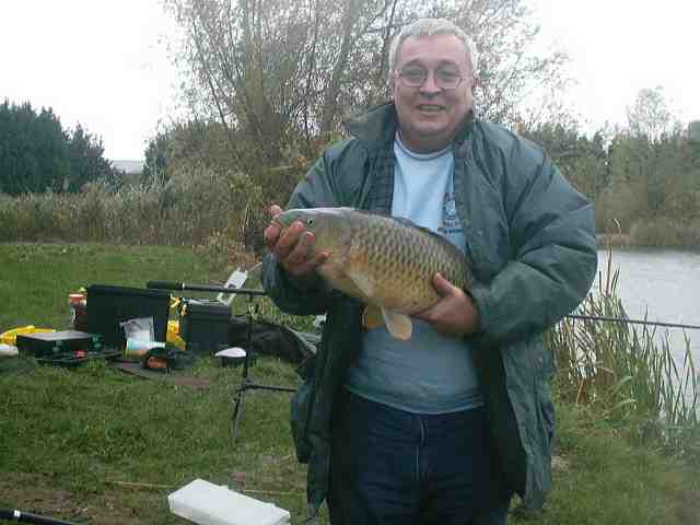 Kevin first Carp and current pb 14 pounds Earith