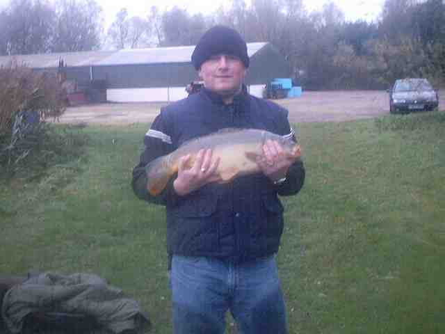 Kevin first Carp and current pb 14 pounds Earith