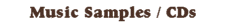 Free downloads of music samples and merchandise for sale