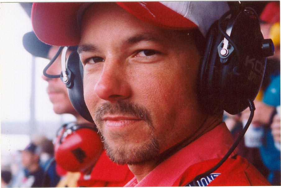 Robby at the NASCAR race in Bristol, TN