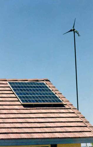 A Solar and Wind Combination System