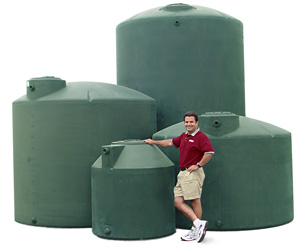 Typical Water Storage Tanks for Home Use