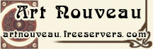 art nouveau banner