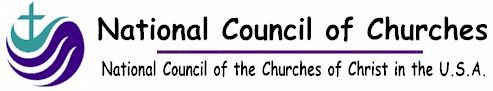 National Council of Churches logo represents the church
as ecumenical ship, serving the world