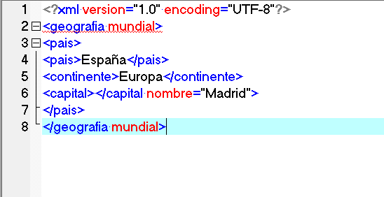 Imagen del XML infgeografica con errores