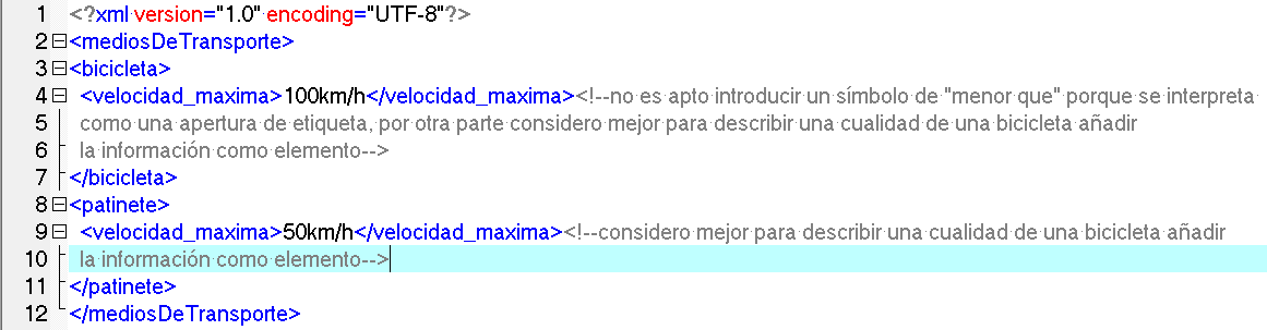 Imagen del XML medios_transporte sin errores