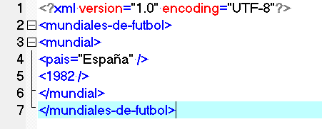 Imagen del XML mundial_futbol con errores