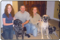 Dakota with his new family