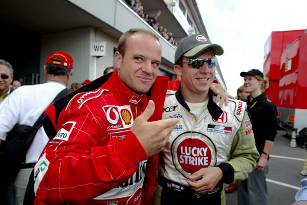 RUBENS BARRICHELLO & OLIVIER PANIS