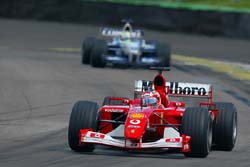 Barrichello on track 