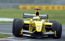 Fisichella on track 