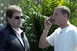 Haug and Coulthard chat 