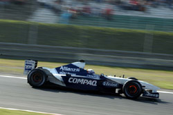 Montoya on track 
