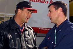 Nigel Mansell + Mark Blundell 