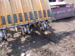 Back of the rice planting machine