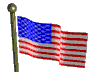 Flag on Staff