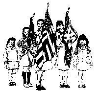 Three Flag Bearers