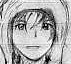 Whew! Takin' a breather, and putting the hood on for no apparent reason! ('cept that Noelle thinks it's cool)