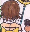 To sum it all up: In RPG's you fight monsters, talk to people, and walk around towns. Come on, you know it's true. ^_~ //Yuna: I know Noelle said the next thing she'd draw was me, but my BACK?! Now that's just ridiculous.  