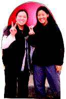 Noelle and Mary say....Peaceout!!!!