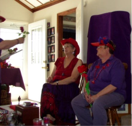 Janet and Mary Alice Receive their 5th Petal Level Rose