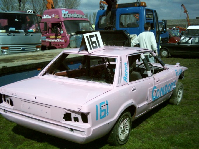 flash racing for the condoms at mildenhall suffolk open team championship in 2004
