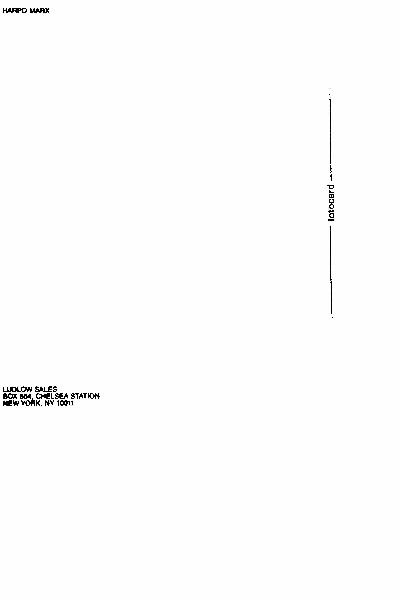 Back Of Post Card