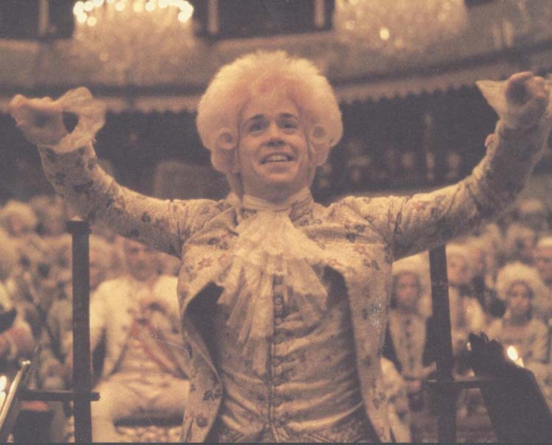 Tom Hulce in a magical moment from "Amadeus":&nbsp; conducting "The Abduction From The Seraglio".