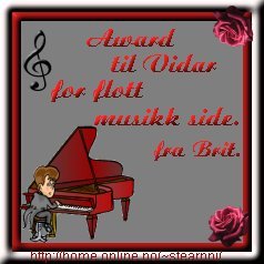 Min f�rste award