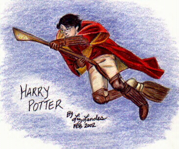 A beautiful drawing of HP by Liz Landes :)