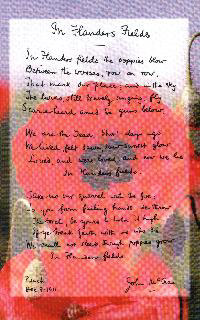 Lieutenant - Colonel John McCrae 1872 - 1918