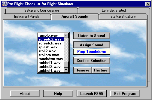 FS5 Aircraft Sound Management -- Click here for more information.
