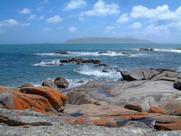 Outer Sister Island from NE River