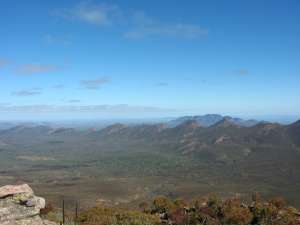 From the top of St Mary's Peak