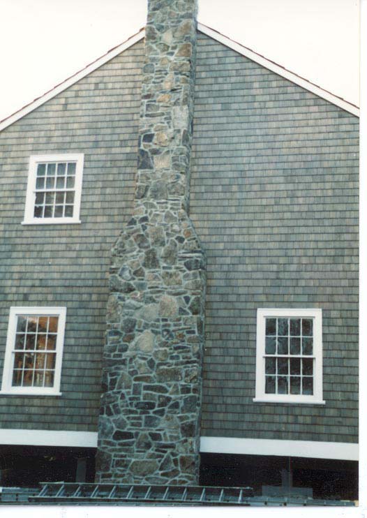 Stone chimney for movie "Amos & Andy