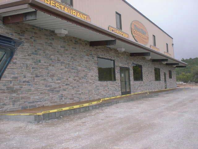 Stone work in Flaming Gorge Utah (stone imported)