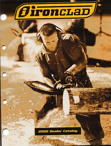 2001 Ironclad Catalog Cover